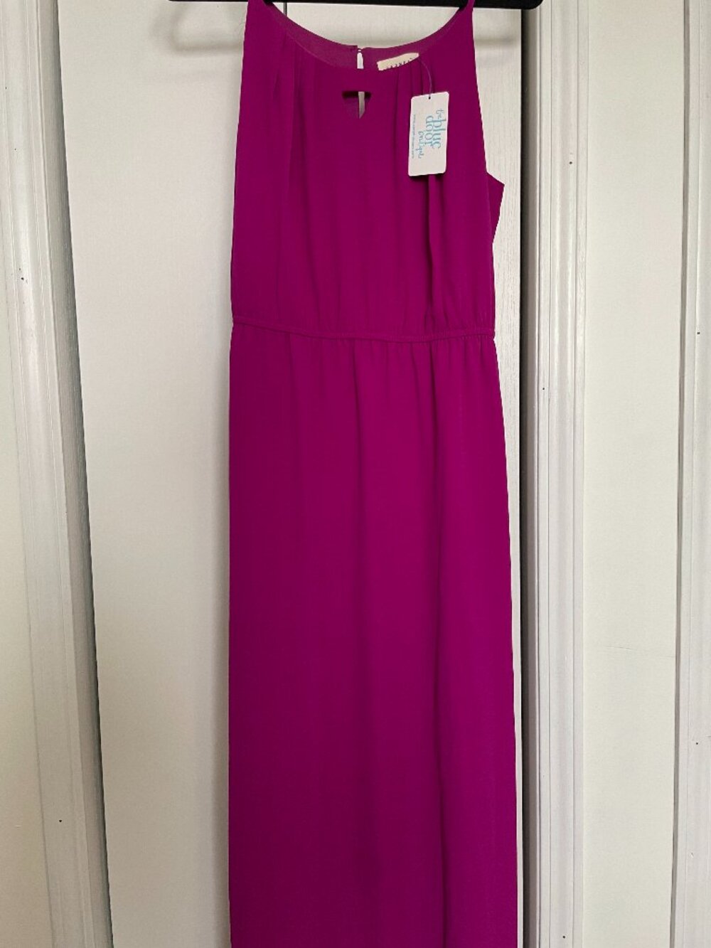 Promesa Vibrant Fuchsia Maxi Dress Size L